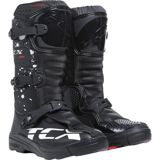 TCX Stiefel COMP-KID schwarz-weiss