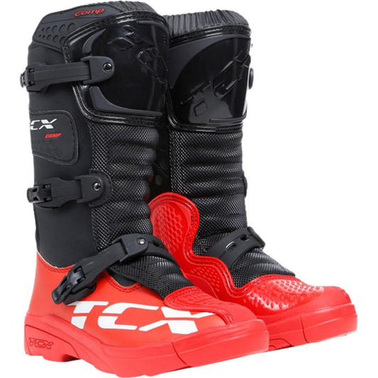 TCX Stiefel Comp-Kid schwarz-rot