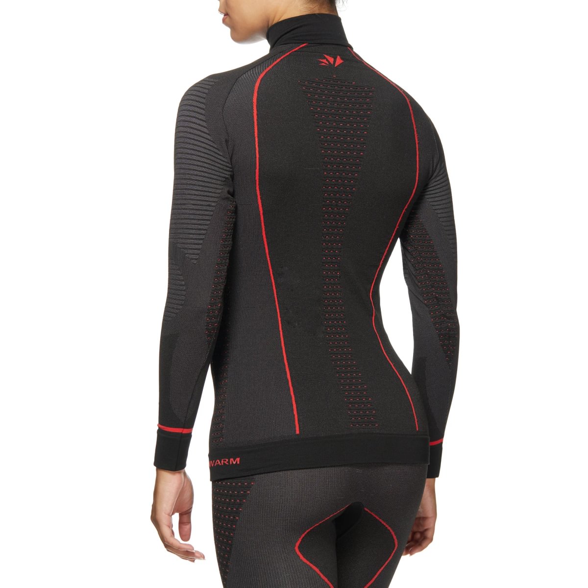SIXS TS13W CU | Thermo-Langarmshirt mit Stehkragen und Reißverschluss