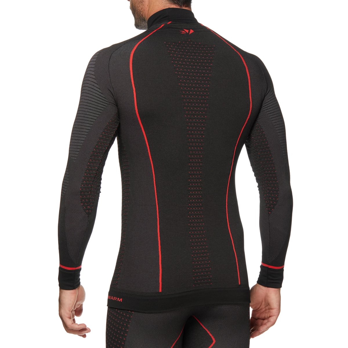 SIXS TS13W CU | Thermo-Langarmshirt mit Stehkragen und Reißverschluss