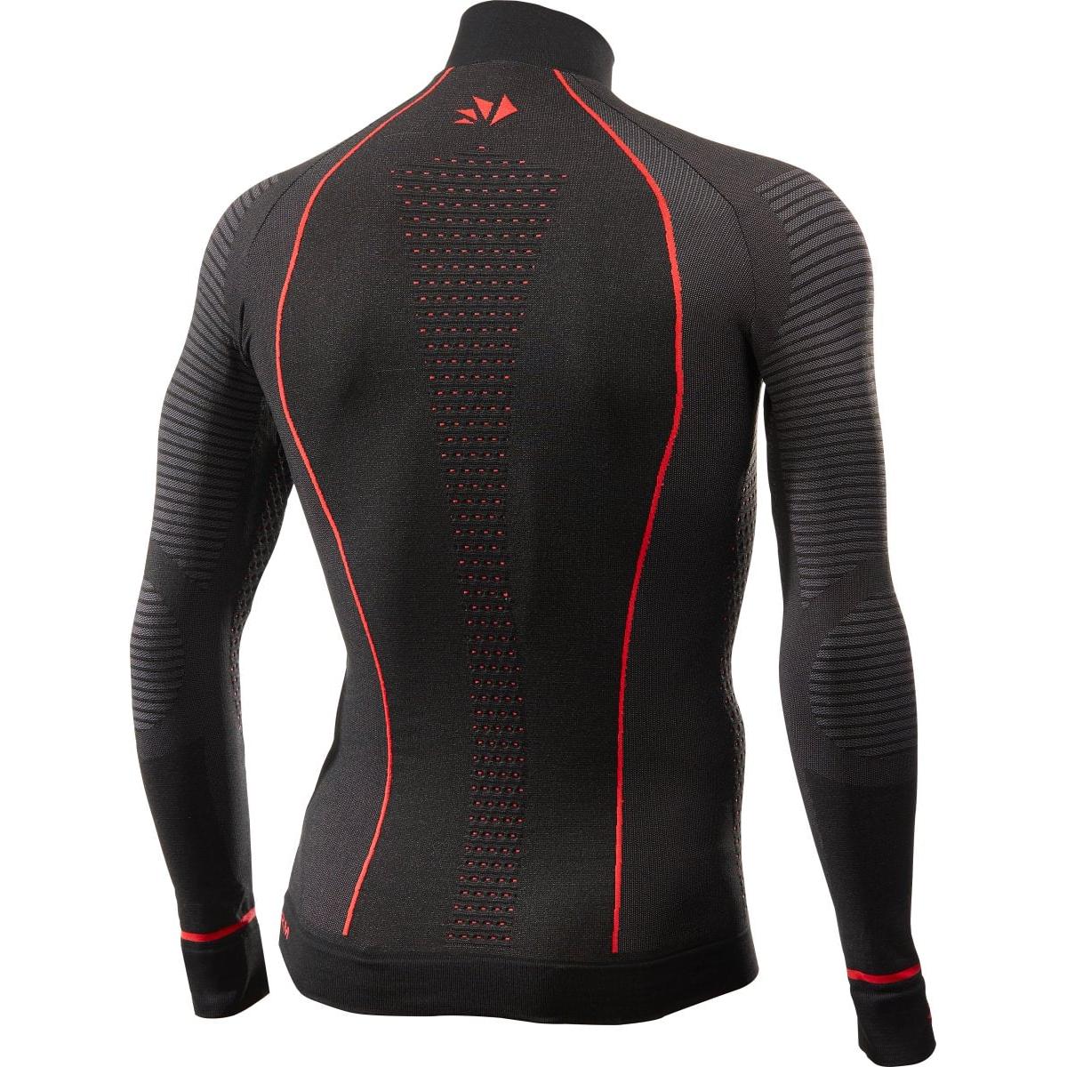 SIXS TS13W CU | Thermo-Langarmshirt mit Stehkragen und Reißverschluss