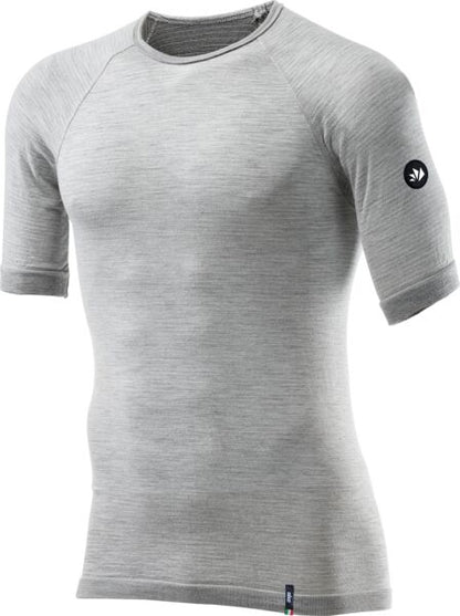 SIXS TS1 Merino Kurzarm Shirt | Wool Gray