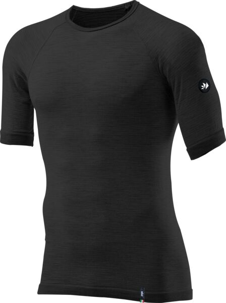 SIXS TS1 Merino Kurzarm Shirt | Wool Black