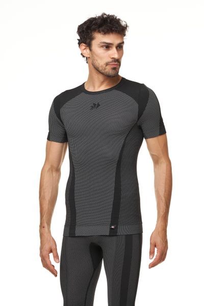 SIXS TS1 V2 Kurzarm Shirt | black-carbon
