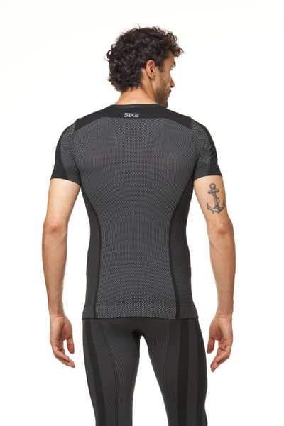 SIXS TS1 V2 Kurzarm Shirt | black-carbon