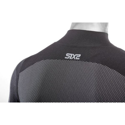 SIXS Shirt TS3 V2 Langarm hoher Halskragen | black-carbon