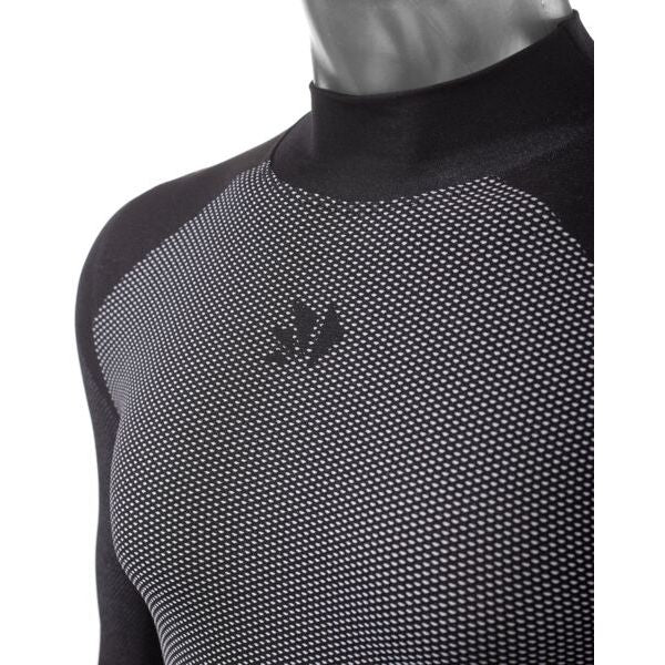 SIXS Shirt TS3 V2 Langarm hoher Halskragen | black-carbon