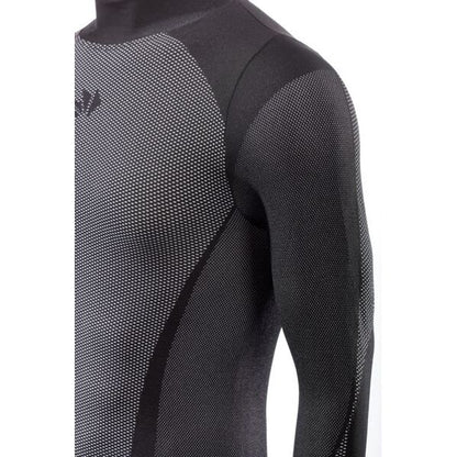 SIXS Shirt TS3 V2 Langarm hoher Halskragen | black-carbon