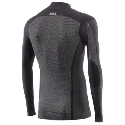 SIXS Shirt TS3 V2 Langarm hoher Halskragen | black-carbon