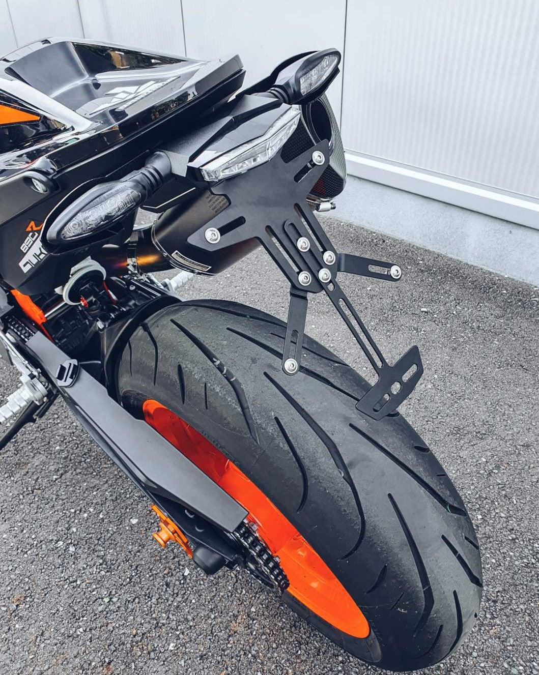 Kurze Kennzeichenhalterung Bagorosperformance für KTM 790|890 Duke MY2018-