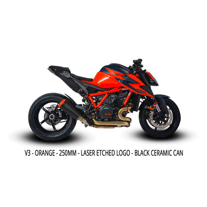 Austin Racing V3 250mm SlipOn (with approval) - KTM 1290|1390 Superduke MY2020-