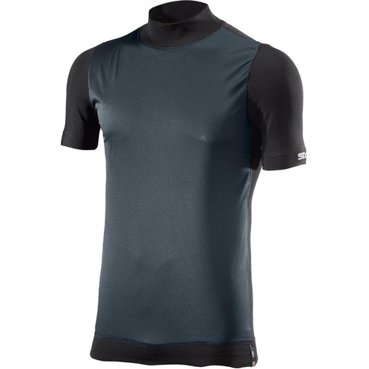 SIXS WB TS1 HN | 4-Jahreszeiten winddichtes Kurzarmshirt mit Stehkragen