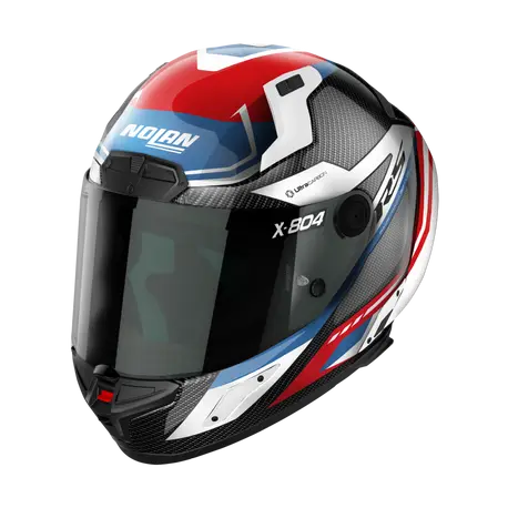 NOLAN X-804 RS Ultra Carbon | White-Red-Blue