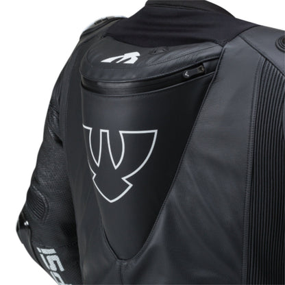 PSI ALPHA Einteiler Lederkombi Herren Schwarz-weiss