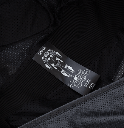 PSI BETA Einteiler Lederkombi Herren Schwarz-grau-weiss-rot