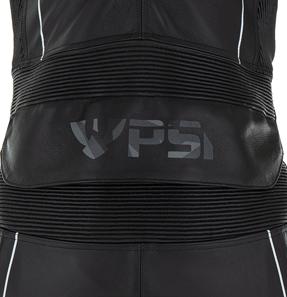 PSI DELTA Zweiteiler Lederkombi Herren Schwarz-gelb-weiss