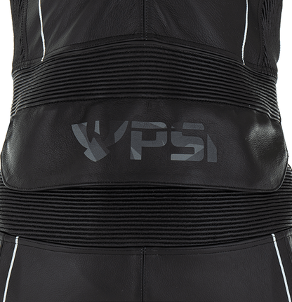 PSI DELTA Zweiteiler Lederkombi Herren Schwarz-gelb-weiss