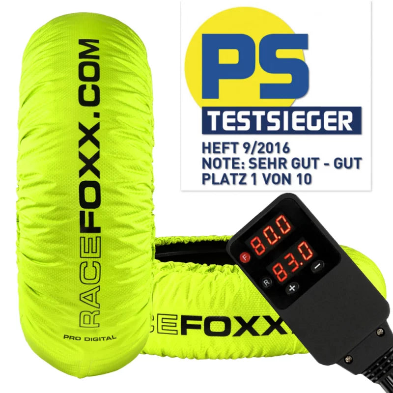 Racefoxx Tire Warmer Pro Digital up to 99°C