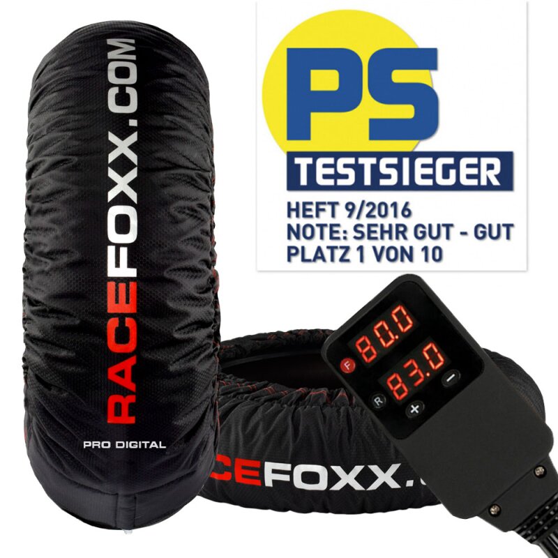 Racefoxx Tire Warmer Pro Digital up to 99°C