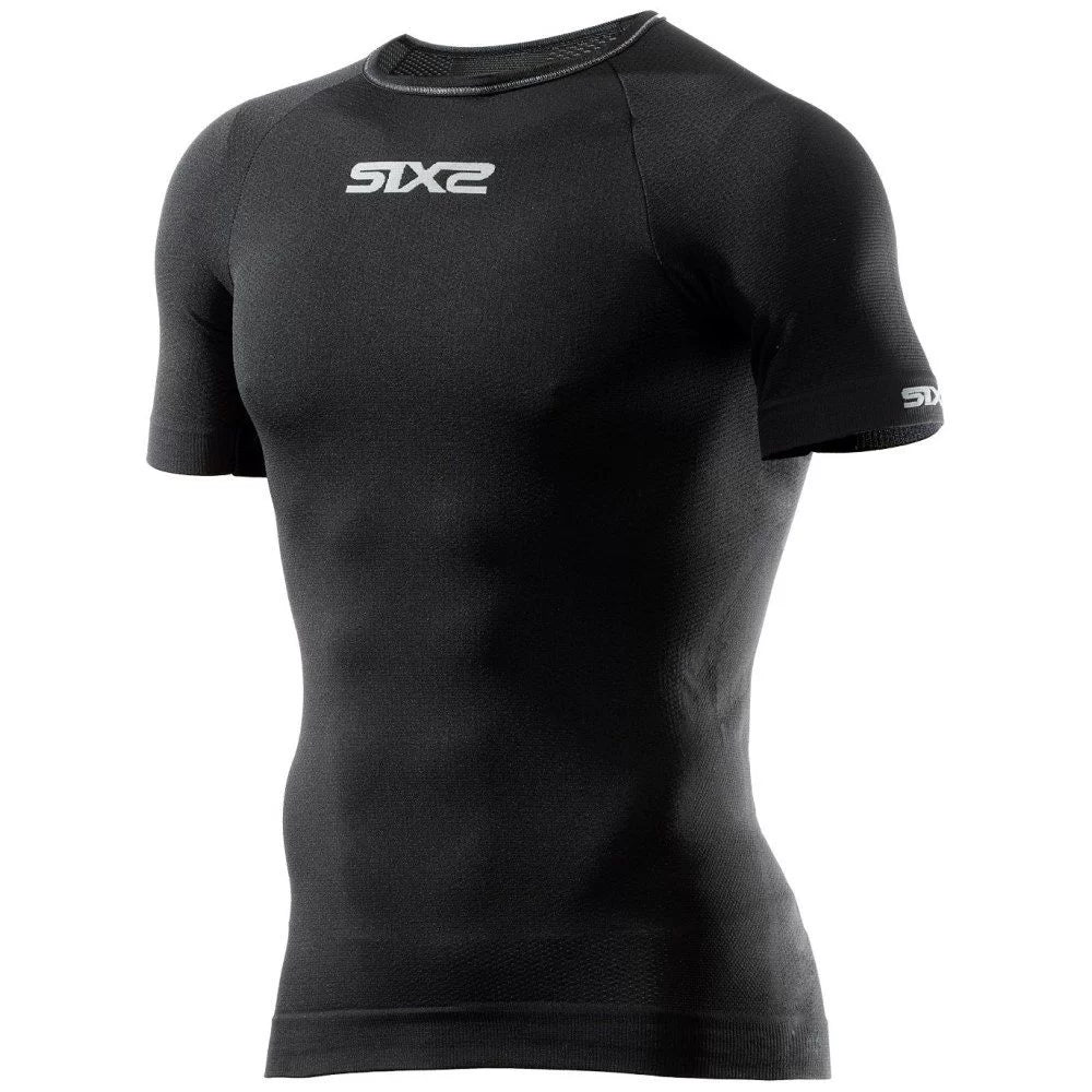 SIXS TS1 Kurzarm Shirt | black-carbon