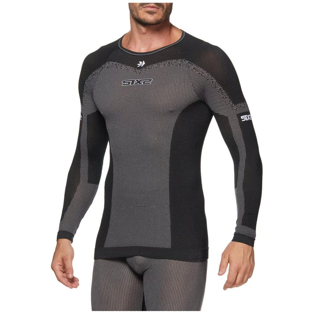 SIXS TS2L Langarm Shirt | Leicht | black-carbon